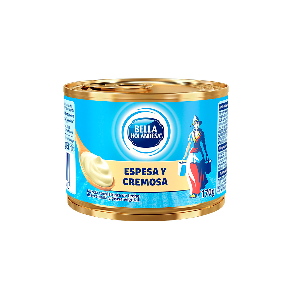 Crema De Leche Descremada, Bella Holandesa.